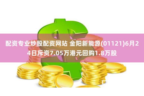 配资专业炒股配资网站 金阳新能源(01121)6月24日斥资7.05万港元回购1.8万股